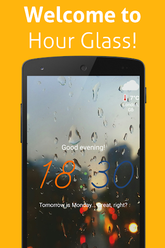 Hour Glass - Table Clock Pro