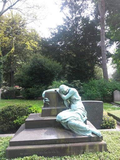 Sleeping Widow Statue 