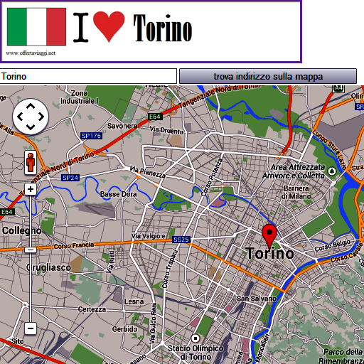 Torino map