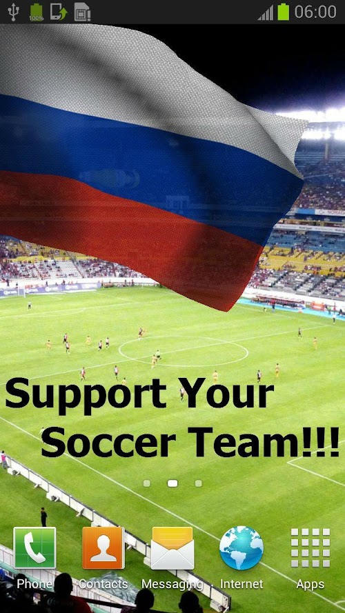 Android application 3D Russia Flag + screenshort