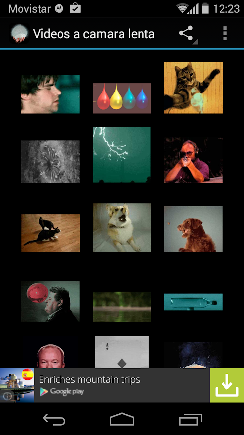 Android application Slow Motion Videos screenshort