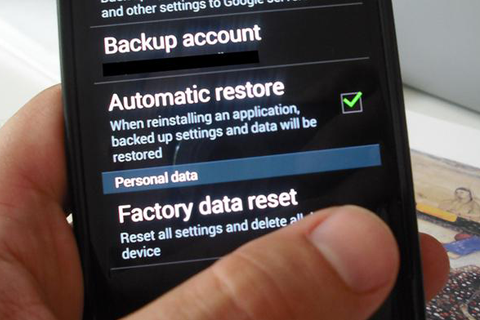 Factory Reset Android Phone