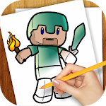 Cover Image of 下载 Learn to Draw Minecraft 3.02 APK