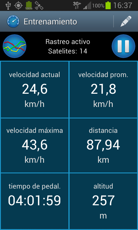 Android application CycleDroid (donate) screenshort