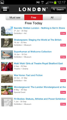 【免費旅遊App】London Official Events Guide-APP點子