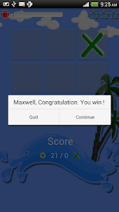 download Beach Tic tac toe Game free