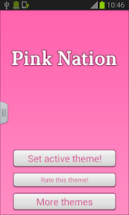 粉紅色的民族鍵盤