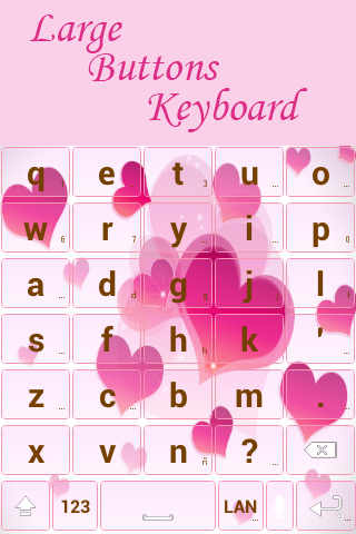 Android application Big Large Buttons Keyboard screenshort