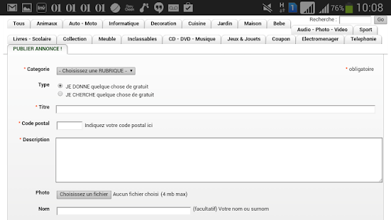 Lastest Dons d'Objets, Objets gratuits APK