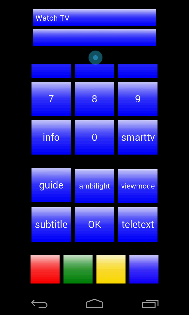 Philips TV Remote Screen 2