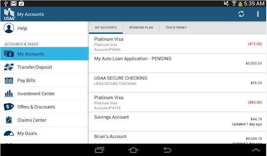 USAA Mobile - screenshot thumbnail