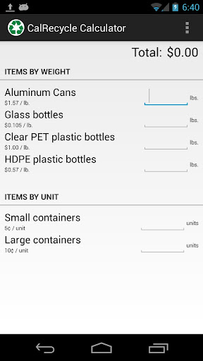 CalRecycle Calculator