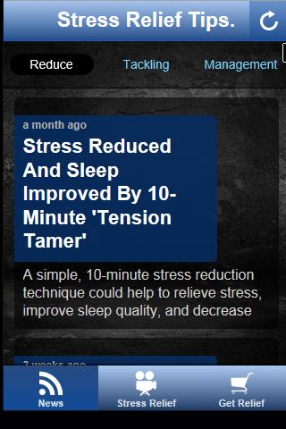 Free Stress Relief Tips.