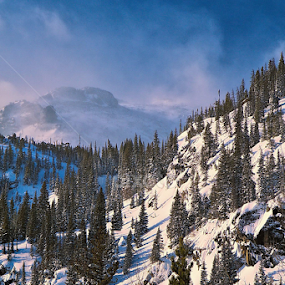 Overlook on Dream Lake Trail RMNP by Johnny Gomez - Landscapes Mountains & Hills