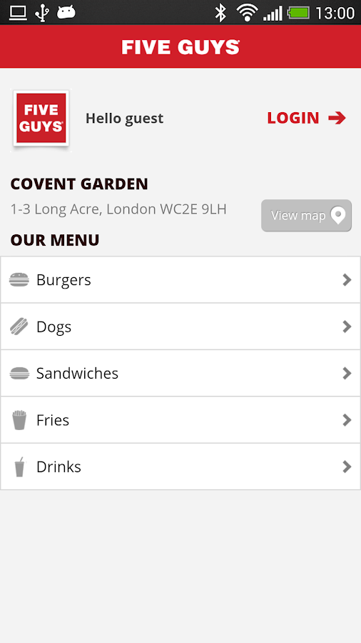 Five Guys UK Android Apps on Google Play