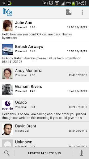 HulloMail Free Smart Voicemail