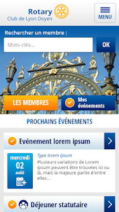 Rotary Club Lyon Doyen Screenshots 2
