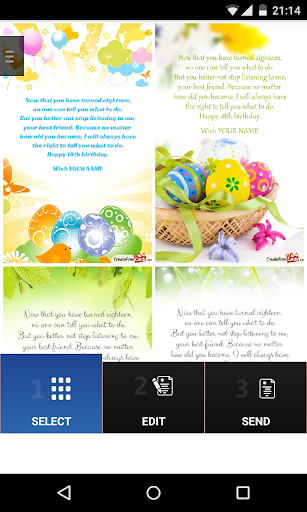 Easter Create Card wishes