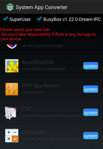 System App Converter