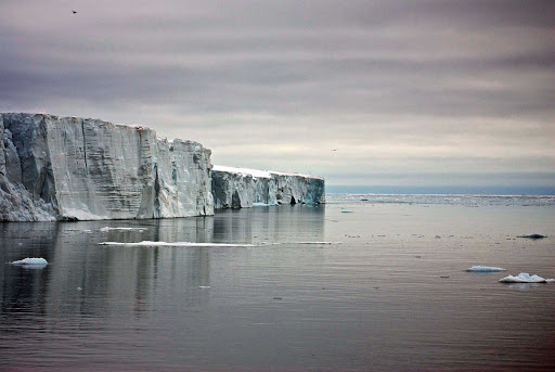 Svalbard-Fram-water-glacier-scenery - Experience the awesome stillness of the Arctic landscape on board a Hurtigruten Fram cruise.