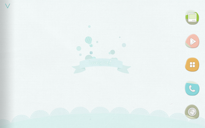 Blue Pastel Atom theme poster 7