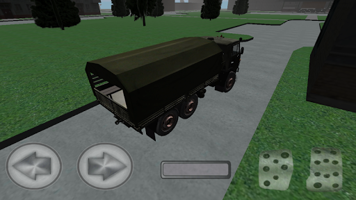 Military kamaz driving 3D