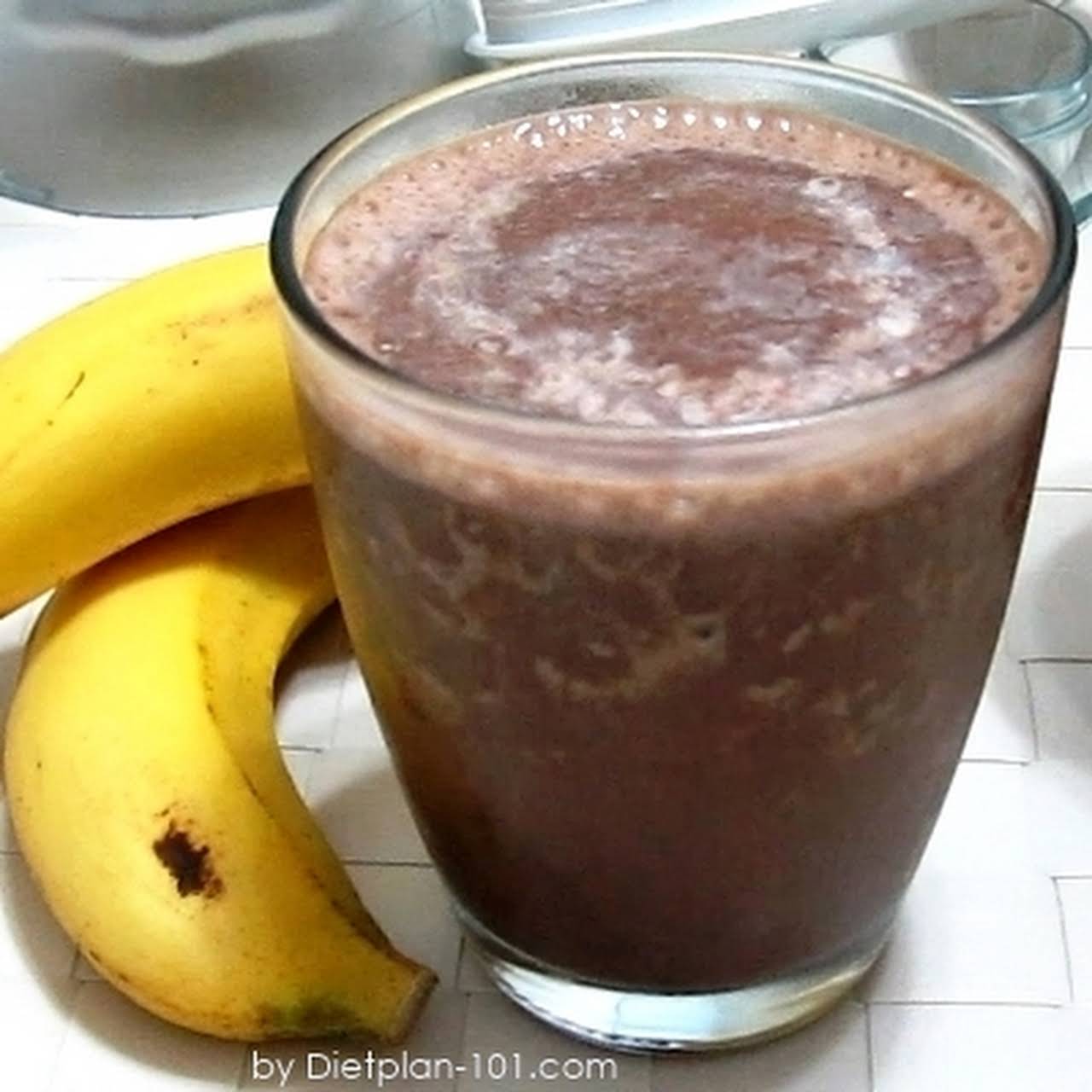 Banana Chocolate Milk Smoothie (for Cabbage Soup Diet)