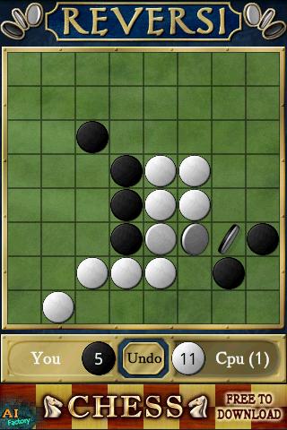 Android application Reversi screenshort