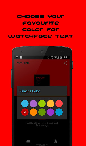 【免費個人化App】Tim-ord - Wear Watchface-APP點子