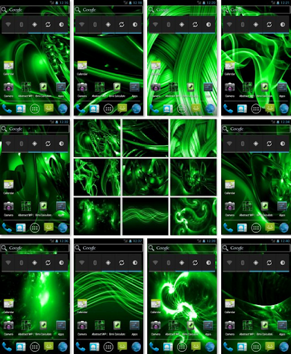 Abstract Wallpaper Green