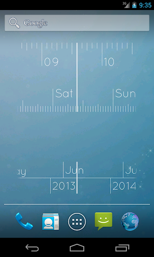 Linear Clock Widget Pro