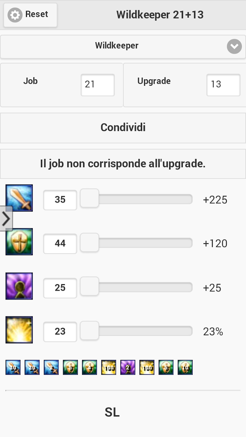 Nostale Sp Point Calculator Screen 2