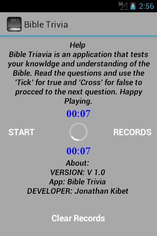 Bible trivia