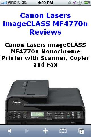 MF4770n Printer Reviews