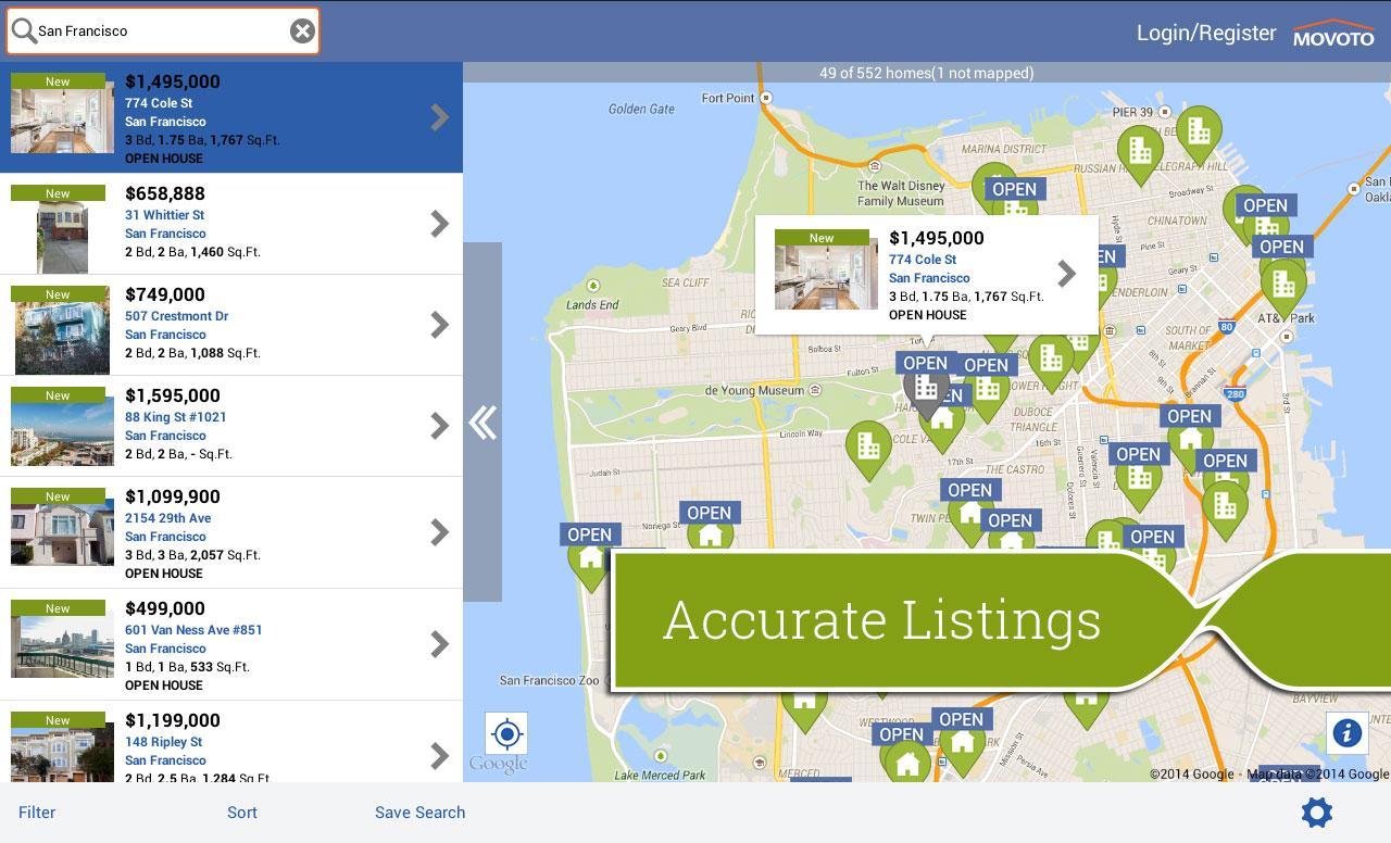 Real Estate & Homes Movoto Android Apps on Google Play
