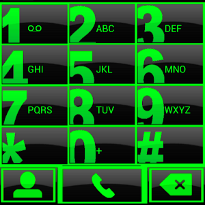 THEME BIG GREEN FOR EXDIALER