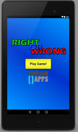 【免費解謎App】Right or Wrong Free-APP點子