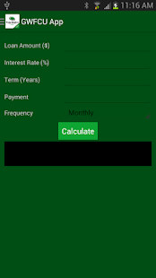 GWFCU App - náhled