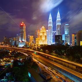  The Crooked Path  by Najmi Rooslan - City,  Street & Park Skylines