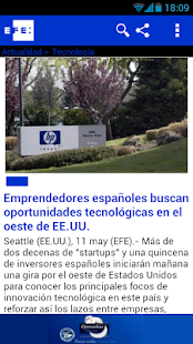  EFE Digital noticias: miniatura de captura de pantalla  