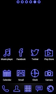 How to install Blue Neon Free Theme patch 1.0 apk for laptop