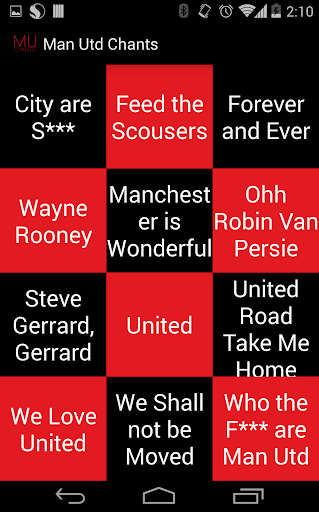 Man United Chants Soundboard