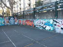 Tennis Court Graffiti