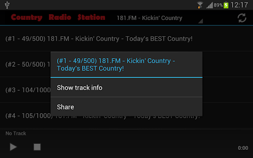 Top Country Radio Stations Screenshots 3