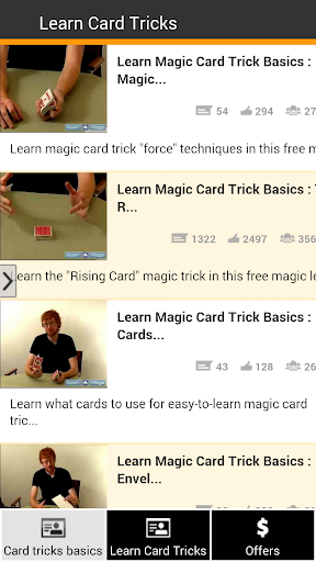 Learn card tricks