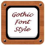 Cover Image of Télécharger Gothic Font Style 9.0 APK