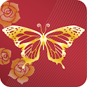 薔薇と蝶 logo