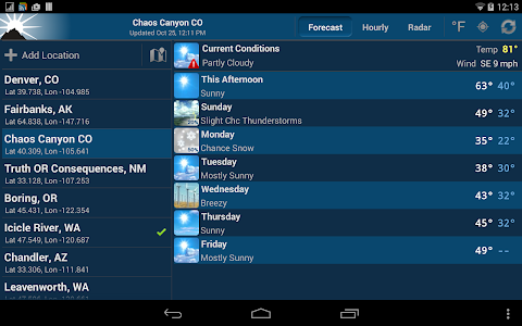 Screenshot NOAA Weather Unofficial (Pro) v1.13.0