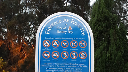 Florence Ave Reserve Sign