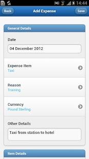 Android application Expenses360 for Android screenshot